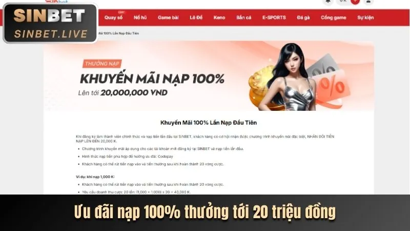 Khuyến mãi chào mừng acb888